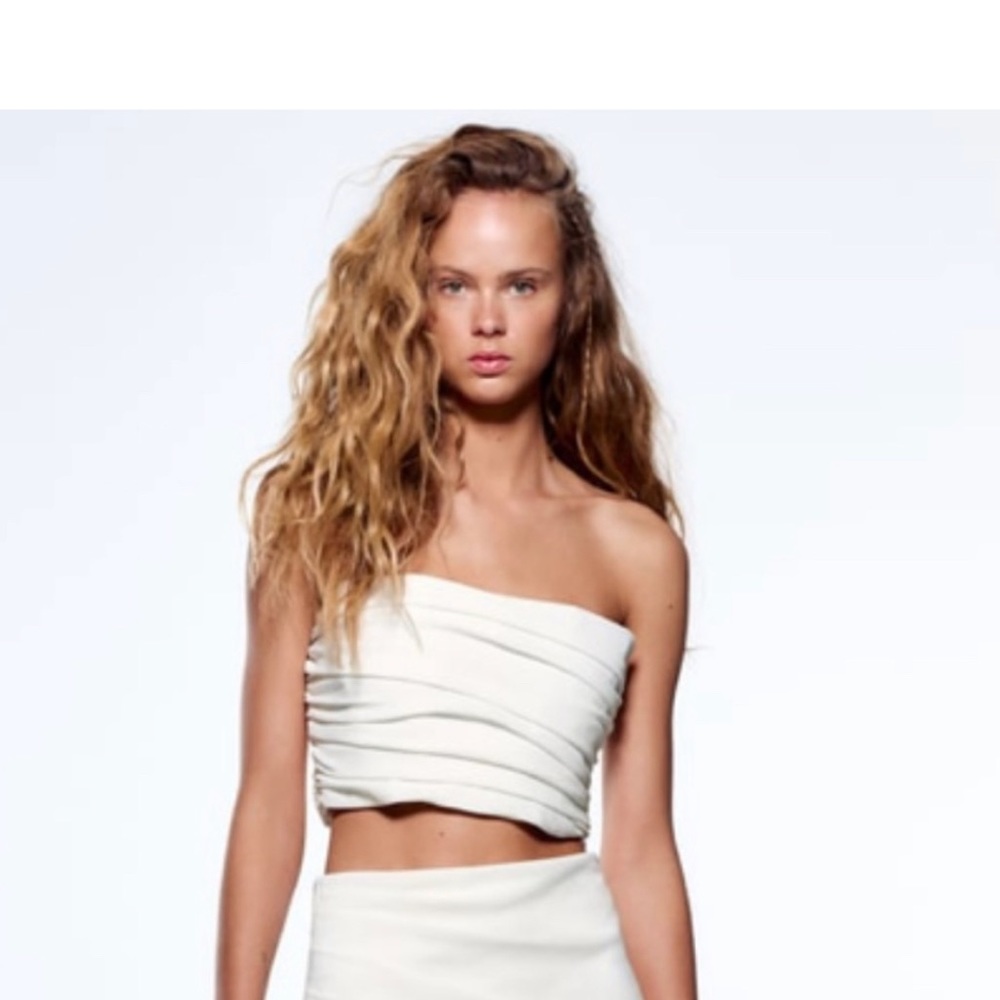 NWT Draped Bustier Corset Top